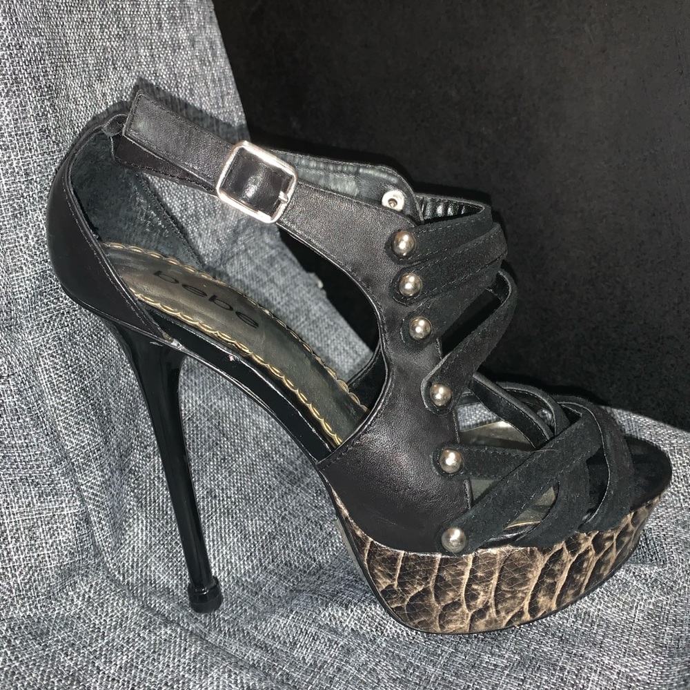 bebe Platform Heels Size 6
